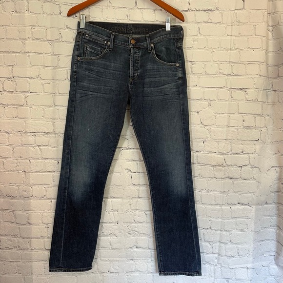 Citizens of Humanity Dylan Relaxed Boy High Rise Button Fly Denim Jeans Sz 26 - Picture 3 of 16